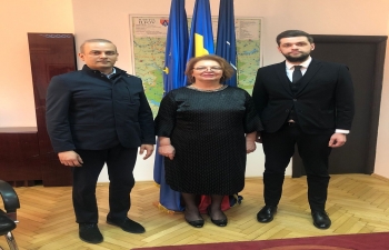 Ambassador Shrivastava met Ms. Simona Neculae, Prefect of Ilfov County regarding evacuation of Indians from Ukraine through Romania. 