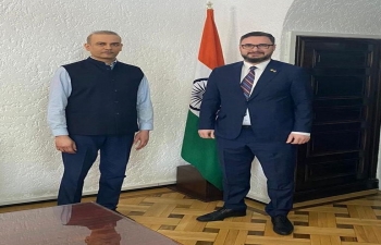 President of the Committee of Equal Opportunities, Dan Tanasa met Ambassador Rahul Shrivastava.