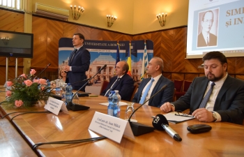 Simenschy and India Conference was held at the Alexandru Ioan Cuza University of Iasi.