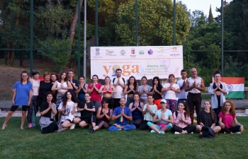 8th International Yoga Day was celebrated in Tirana, Albania