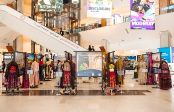 The Embassy of India in Romania, Moldova and Albania in collaboration with the Museum of History, Cluj Napoca and the Iulius Mall hosted an exhibition "Fascinating India" at Iulius Mall- Cluj Napoca. 