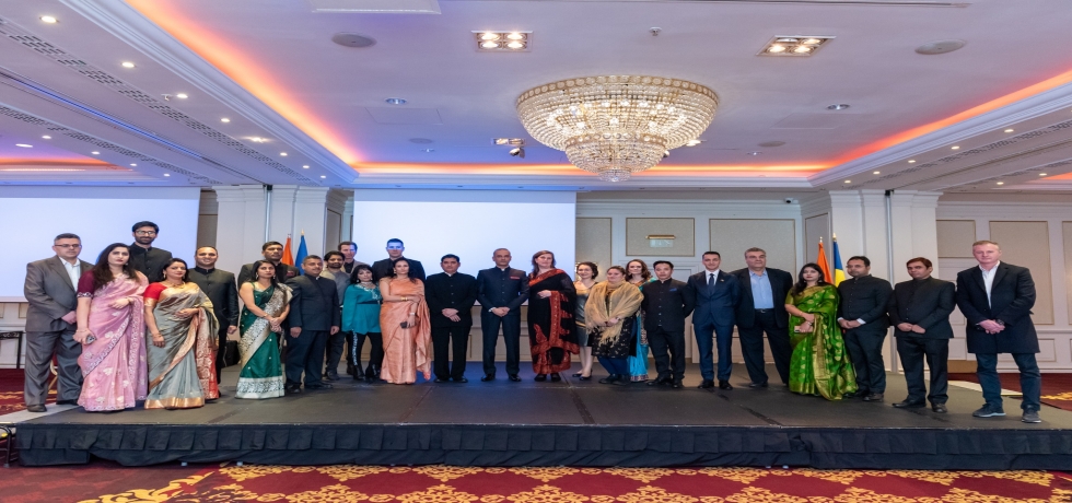 On the occasion of 74th Republic Day of India, a reception was held at JW Marriott Bucharest Hotel.
