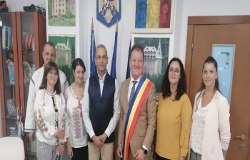 Ambassador's visit to Slanic Moldova