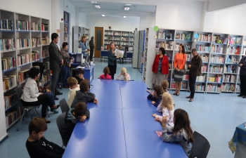 Ambassador inaugurated the India Corner in Octavian Goga County Library, Cluj