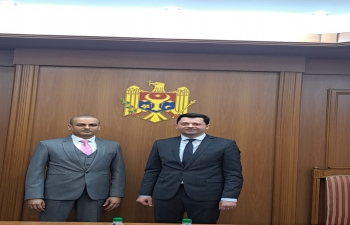  Ambassador met H.E. Mr. Sergiu Mihov, State Secretary in the Ministry of Foreign Affairs of Republic of Moldova