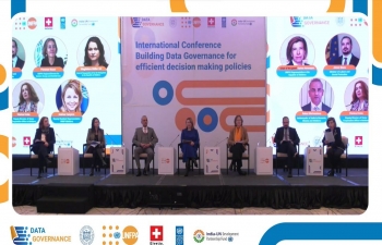 Ambassador participated in the international conference 'Building Data Governance for efficient decision making policies' in Chisinau on 25 March. 
