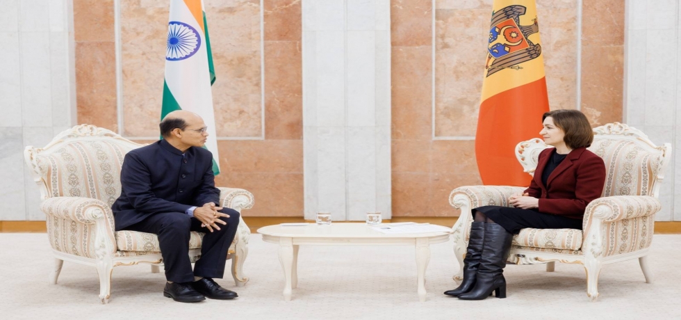 Ambassador Dr. Manoj Kumar Mohapatra presented his Letters of Credence to President Maia Sandu  of the Republic of Moldova.