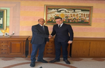 Ambassador Mohapatra Meets Romanian MP and President of the Parliamentary Committee on Culture