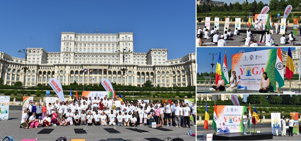 12th Edition of International Day of Yoga - Bucharest, Romania