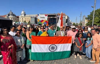 Ambassador Mohapatra Joins Mayor Emil Boc at "Zilele Clujului" Celebrations