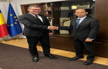 Ambassador's Meeting with Mayor of Bolintin-Vale