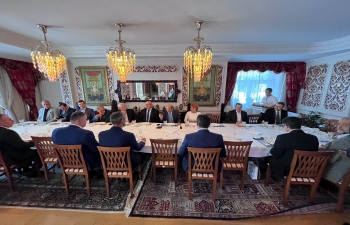 Ambassador Mohapatra Meets Romania's County Council Presidents & Prefects